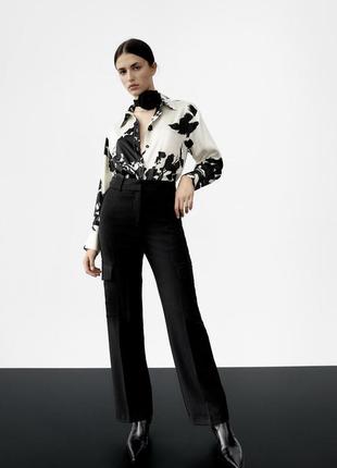 Брюки карго zara xl-xxl 46