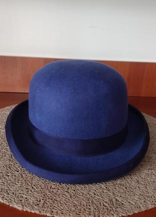 Капелюх-казанок  вінтажний фетровий  christys'london  роз. 57