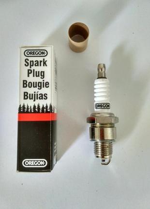 Свеча зажигания 2т oregon spark plug e6tc м14*1.25 12.7мм (для 2т скутеров 50-125куб)1 фото