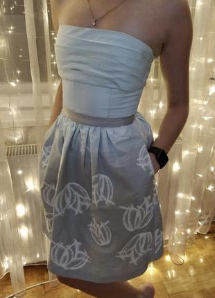 Платье коктейльное с карманами2 фото