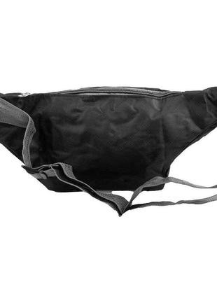 Мужская сумка-бананка 34х15х13 см valiria fashion серый (2000001962787)3 фото