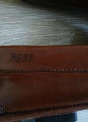 Туфли hugo boss original из натуральной кожи размер 8 ( 43-435), состояние отличное7 фото