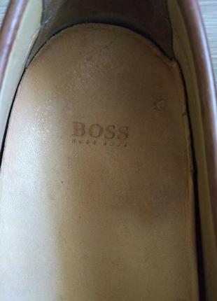 Туфли hugo boss original из натуральной кожи размер 8 ( 43-435), состояние отличное6 фото