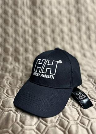 Кепка бейсболка helly hansen черный лого лето 56-58