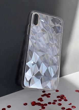Чехол силикон прозрачный «битое стекло» для iphone 6/6s 2