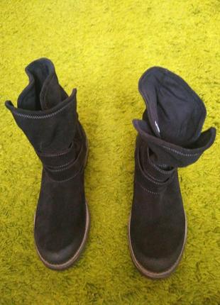 Ботинки женские кожаные новые tamaris черные тамарис германия2 фото