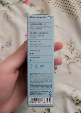 Сыворотка для лица с 15% концентрацией ниацинамида
nacomi next level niacinamide4 фото