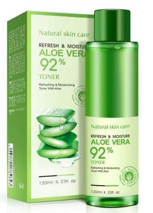 Тонер для обличчя з алое bioaqua refresh&moisture Refresh & moisture aloe vera 92% bioaqua...