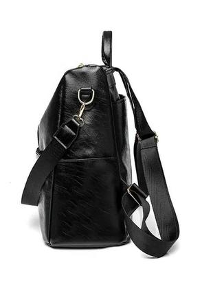Жіноча шкіряна сумка рюкзак balina. жіночий міський рюкзак. жіночий рюкзак сумка. жіночий рюкзак.6 фото
