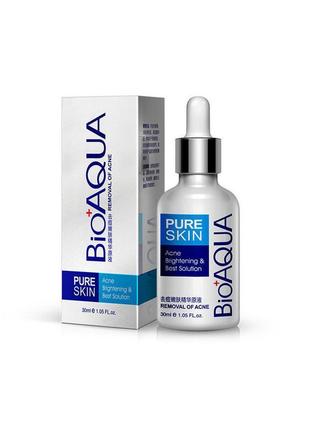 Сиворотка від акне bioaqua pure skin acne, 30 мл2 фото