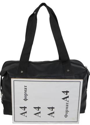 Женская сумка из эко кожи 42х24х15 см wallaby черный (2000002820031)10 фото