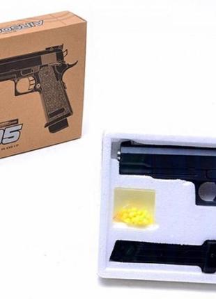 Пістолет на пульках 6 мм металевий іграшковий, zm05 l00021, дл...