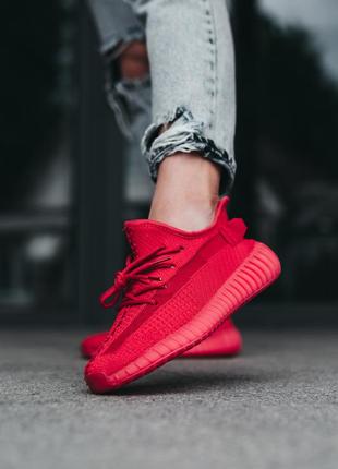 Adidas yeezy boost 350 v2 red - распродаж.2 фото