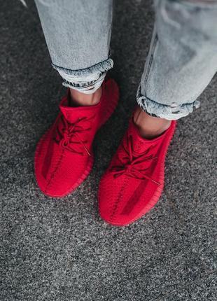 Adidas yeezy boost 350 v2 red - распродаж.5 фото