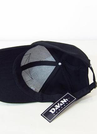 Кепка бейсболка черная коттоновая с флагом украины davani 00032-5