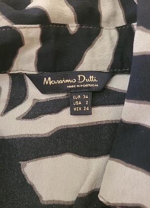 Шовкова боуза massimo dutti3 фото