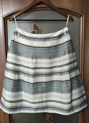 Льняная юбка миди s.oliver (лён, вискоза)8 фото