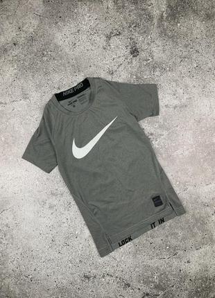 Детская футболка на мальчика nike pro cool hbr compression dri-fit