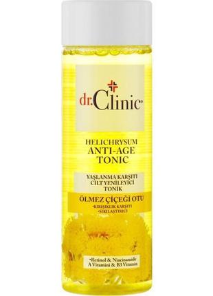 Тонік dr.clinic anti-aging,150 мл (з ніацинамідом та ретинолом...