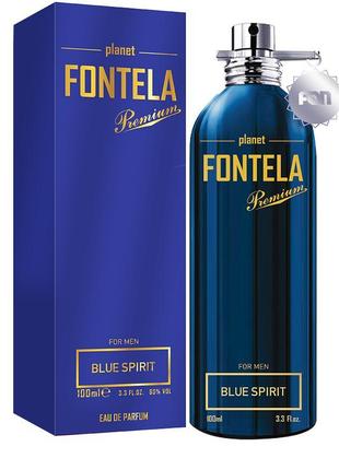 Чоловіча парфумована вода fontela edp blue spirit, 100 мл