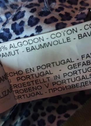 Zara man португальская летняя воздушная рубашка 100% хлопок4 фото