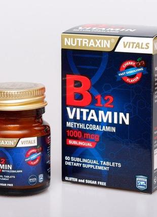 Вітамін в12 nutraxin, 60 таблеток