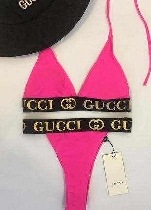 Купальник в стиле gucci3 фото