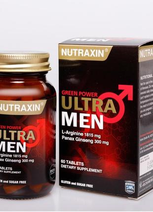 Мультикомплекс для чоловіків ultramen nutraxin, 60 таблеток (н...