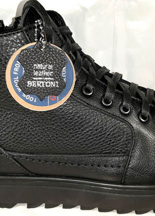 Стильні зимові черевики bertoni.41,42,43,44,45.