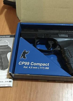 Пневматичний пістолет walther cp99 compakt