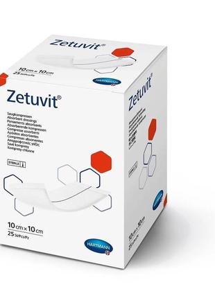 Пов'язка сорбційна zetuvit 10см х 10см 1шт (4137019-1/4137019)