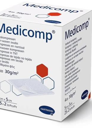 Серветка medicomp 5см х 5см 2шт з нетканого матеріалу