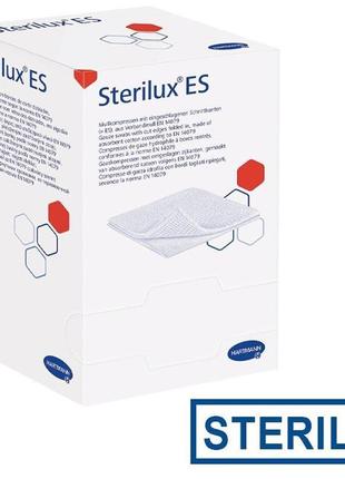 Марлеві серветки sterilux es, 10см х 10см, стерильні, 2 шт.