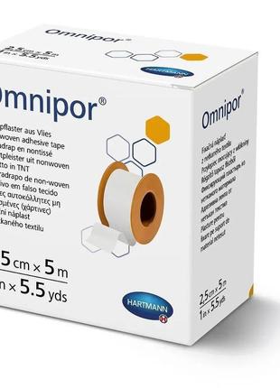 Пластир фіксуючий з нетканого матеріалу omnipor 2,5 см х 5 м 1шт