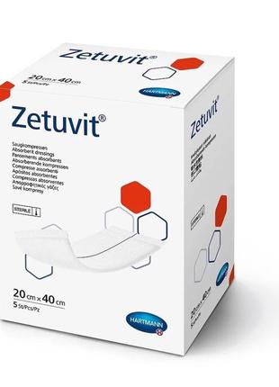 Пов'язка сорбційна zetuvit 20см х 40см 1шт (4137046)