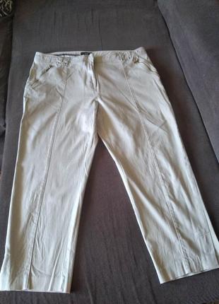 Р.16 (52/54). легкие стильные укороченные брюки m&co