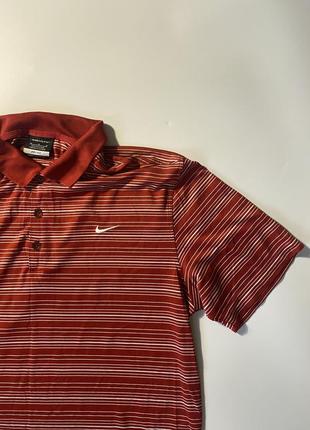 Поло nike dri-fit tour men's striped golf2 фото