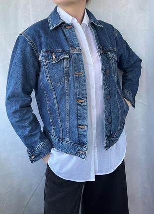 Синяя джинсовая куртка женская vero moda  р.46, новая1 фото