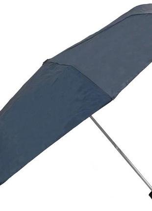 Механический женский зонт semi line синий