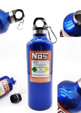 Термобутылка термо бутылка nos термоc 500мл термокружка автомобильная закись азота6 фото