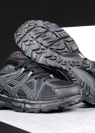 Мужские сетчатые, черные, стильные кроссовки asics gel kahana 8. от 41 до 45 гг. 12242 дш 12242 дш