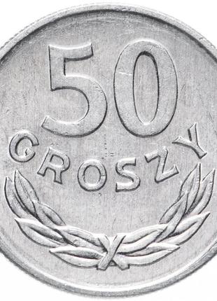 Монета "50 грошів" (groszy) 1987 рік. xf.