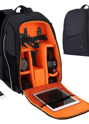 Рюкзак puluz для фотоаксесуарів і фотоапаратів. рюкзак для камери водонепроникний7 фото