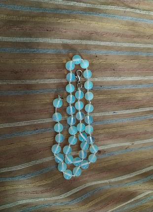 Лунный камень ожерелье длина 50см