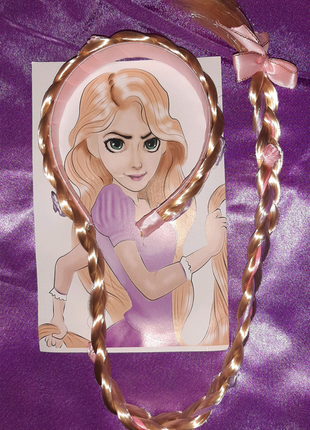 Обруч коса волосся рапунцель 2