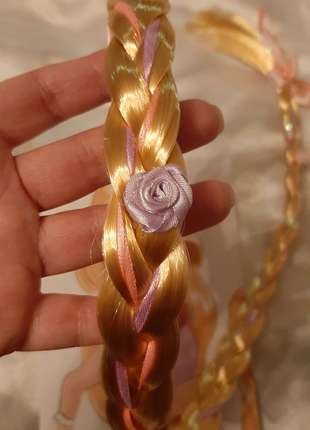 Обруч коса волосся рапунцель 6