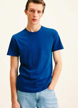 Футболка синяя