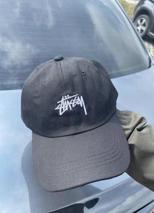 Новая кепка stussy бейсболка черная стуху1 фото