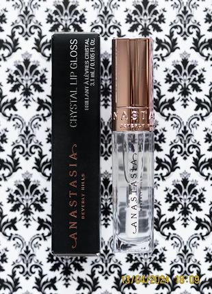 Cтойкий прозрачный блеск для губ anastasia beverly hills crystal lip gloss abh glass