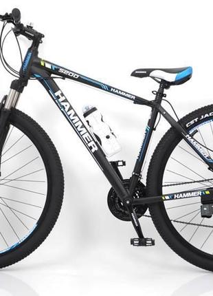 Гірський велосипед s200 hammer чорно синій 29 дюймів3 фото